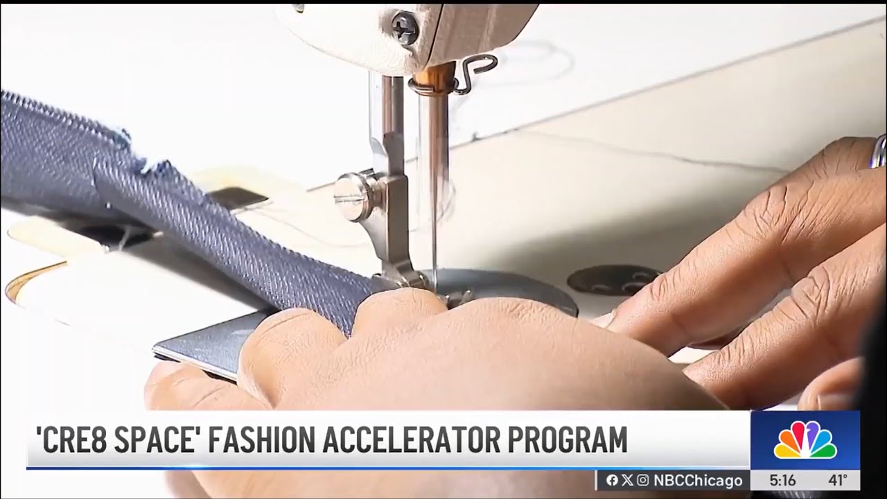 NBC 5 Chicago feature on Dondre's CRE8 Space fashion program